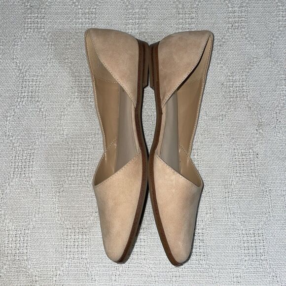 Aldo Women’s Dressy Flats Size 8 M Beige Leather Going Out Party Fun NWOB - Picture 5 of 12